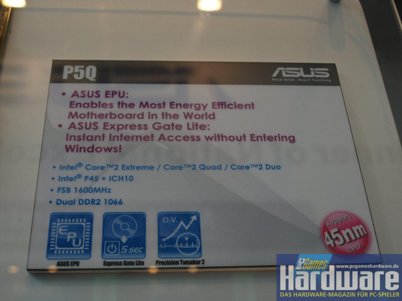[03/03/2008] Asus P5Q (Bild: PCGH)