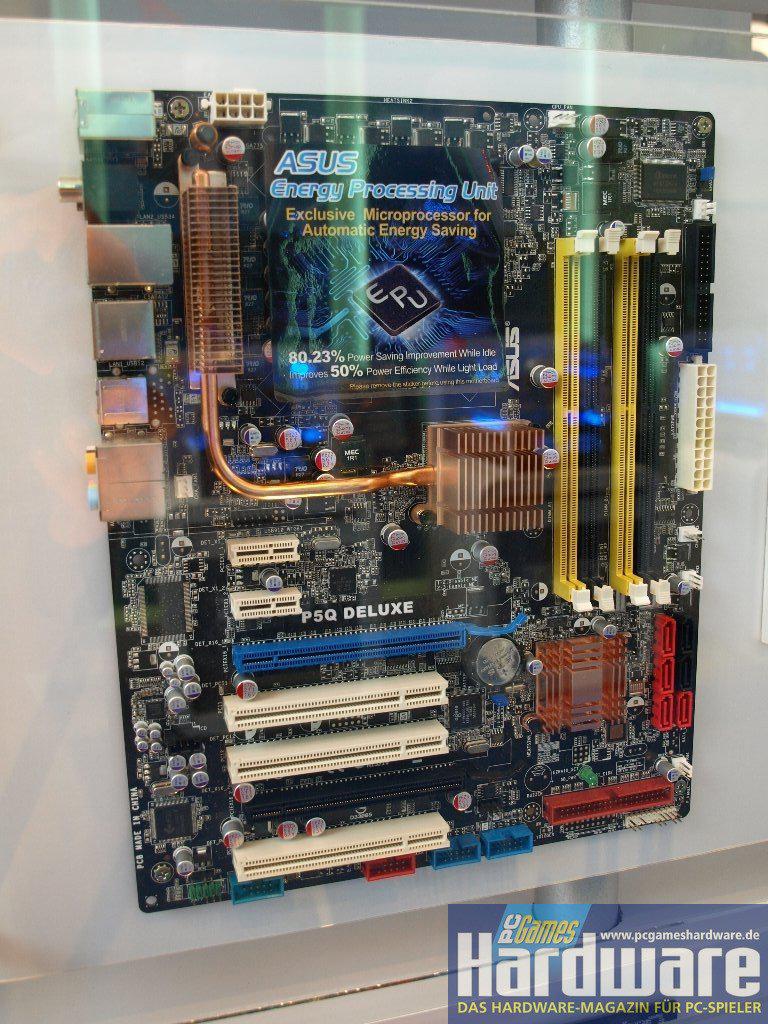 [03/03/2008] Asus P5Q Deluxe (Bild: PCGH)