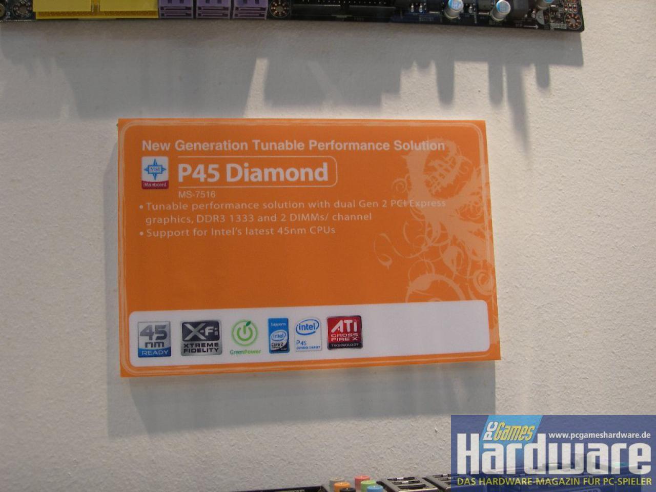 [03/03/2008] MSI P45 Diamond (Bild: PCGH)