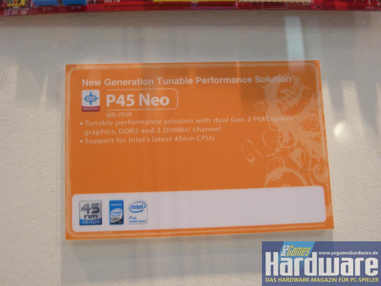 [03/03/2008] MSI P45 Neo (Bild: PCGH)