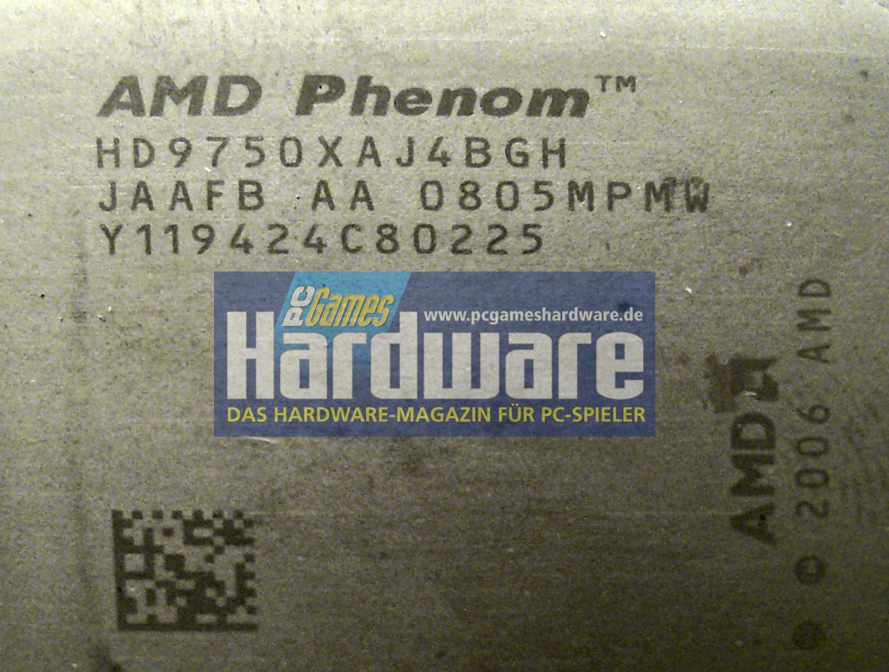[17/03/2008] Der Phenom 9750: 2,4 GHz, B3-Stepping ohne TLB-Bug