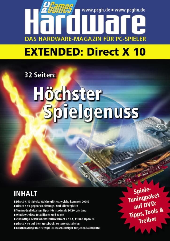 [03/03/2008] Titelseite der 32-seitigen Extended-Ausgabe (Bild: PCGH)