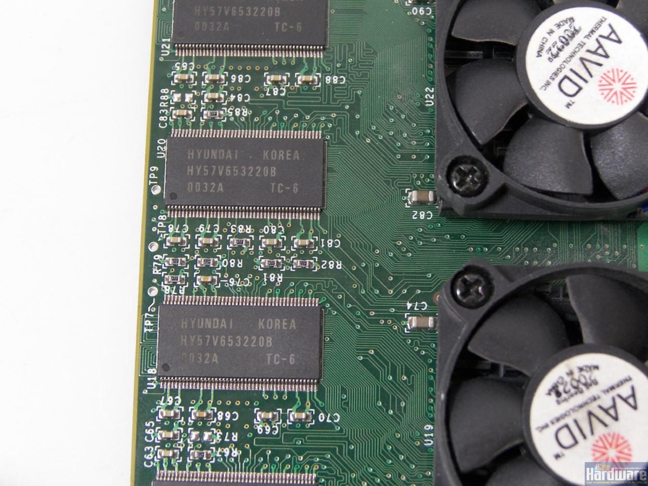 [12/03/2008] 3dfx Voodoo5 6000 Rev-A 3700: 6-ns-RAM (Bild: PCGH)