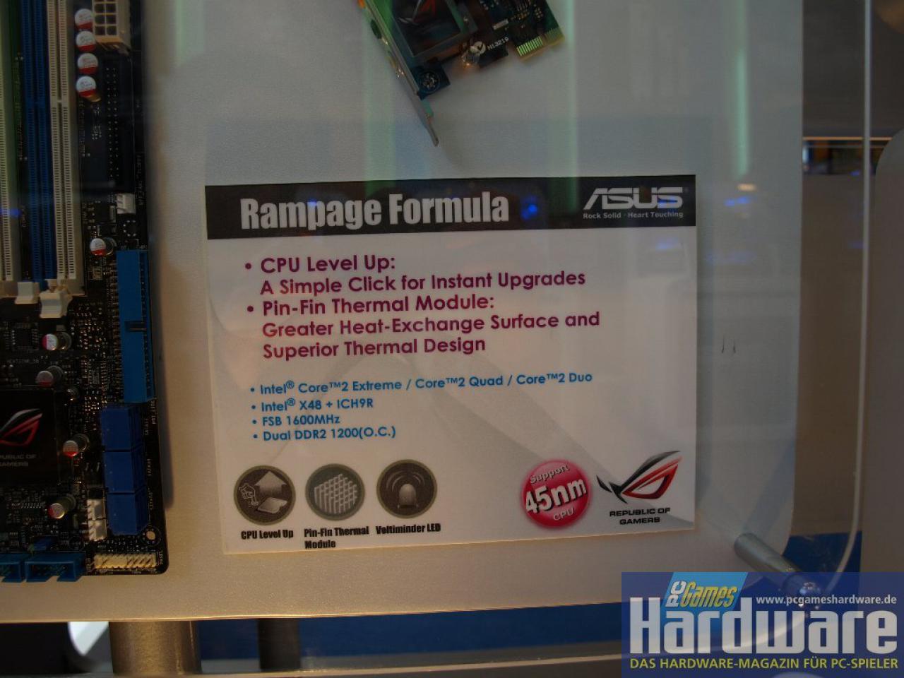 [03/03/2008] Asus Rampage Formula (Bild: PCGH)