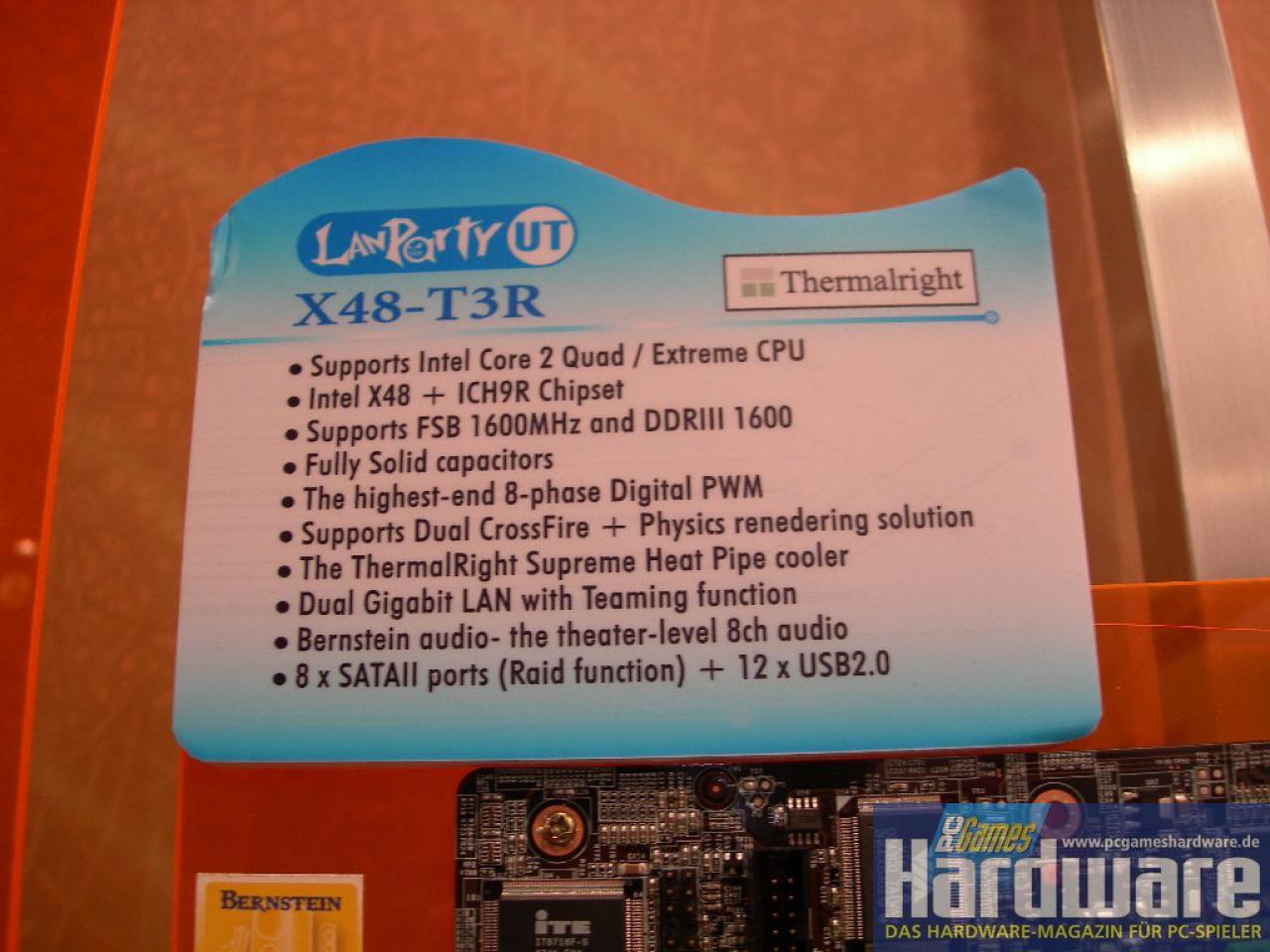 [03/03/2008] DFI X48-T3R (Bild: PCGH)