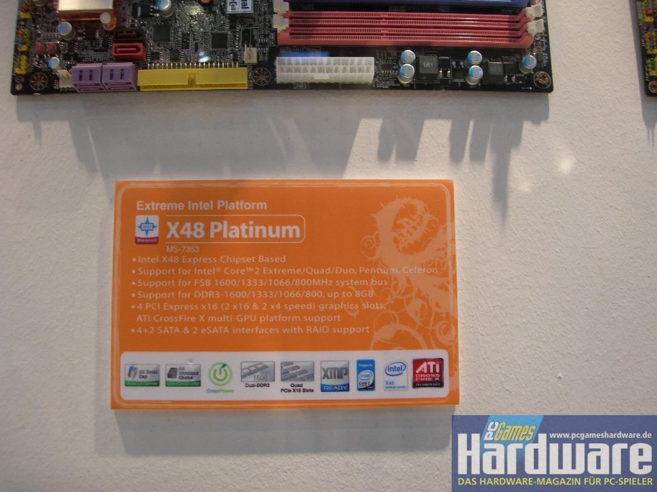 [03/03/2008] MSI X48 Platinum (Bild: PCGH)