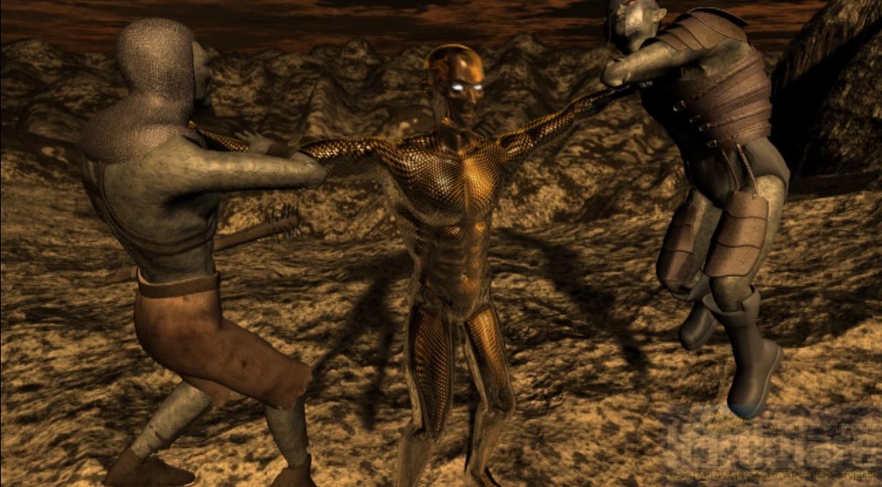 [06/03/2008] Gerenderters HD-Video von Zotac. Die Maskottchen suchen noch Namen. (Bild: PCGH)