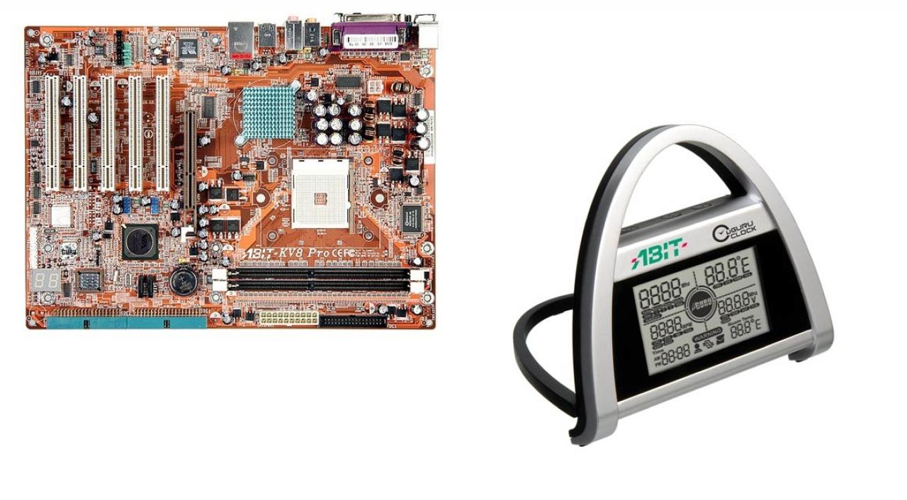 [01/03/2008] Abit K8V-Pro (Sockel 754) mit 3rd-Eye - auch bekannt als Guru-Clock