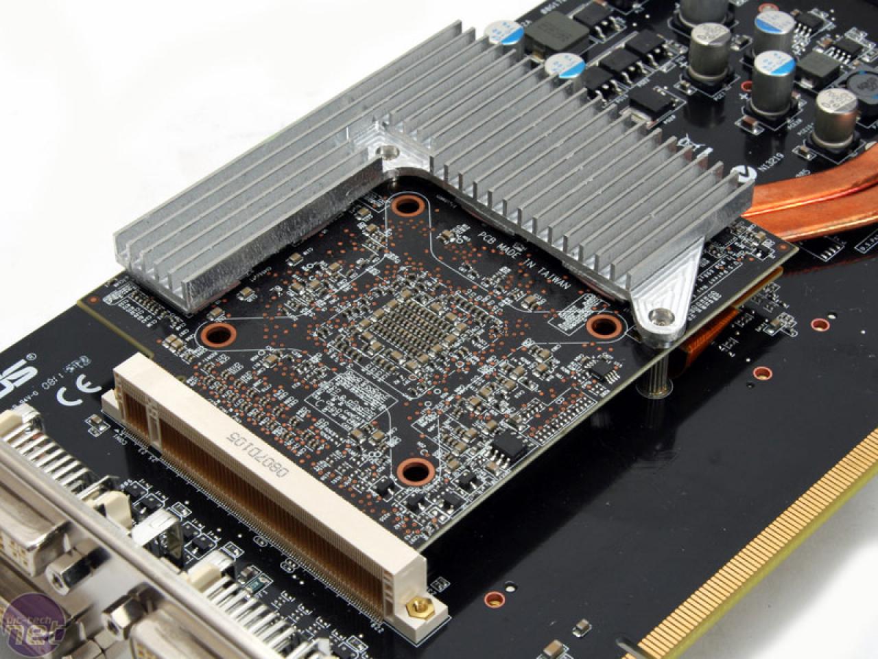 [28/03/2008] Asus EAH3850 Trinity: Drei RV670-GPUs auf einer Karte dank MXM-Modulen. (Bild: Bit-Tech.net)