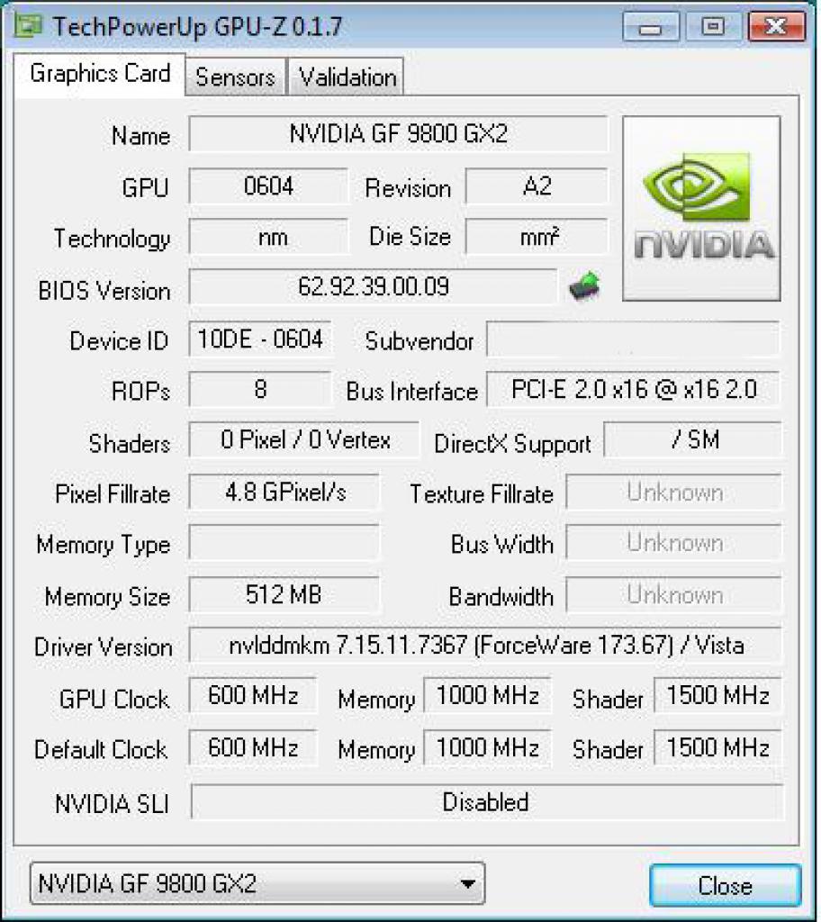 [15/03/2008] Geforce 9800 GX2 (Bild: Tweaktown)