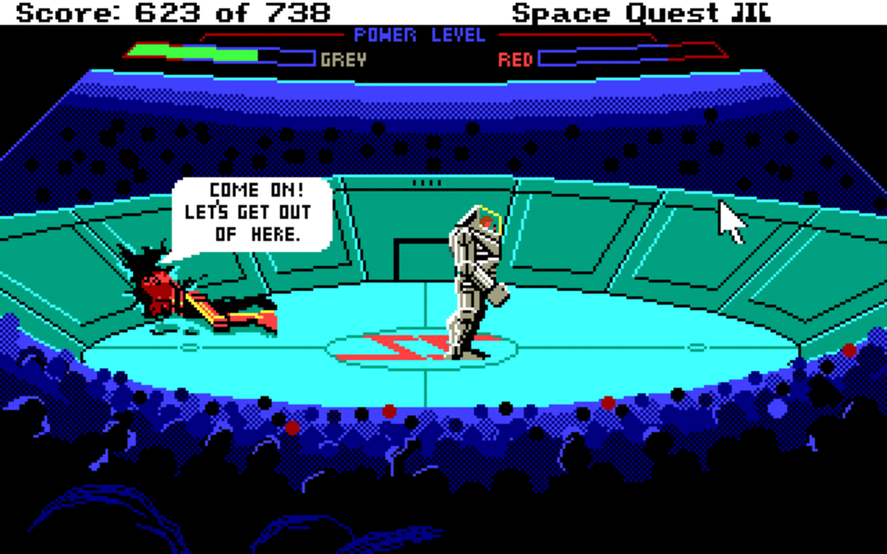 [13/04/2008] Platz 26 mit 14 Stimmen: 1989 - Space Quest bedient die Klientel, die es gerne etwas futuristischer mag. Teil drei wird noch einigen in Erinnerung sein.