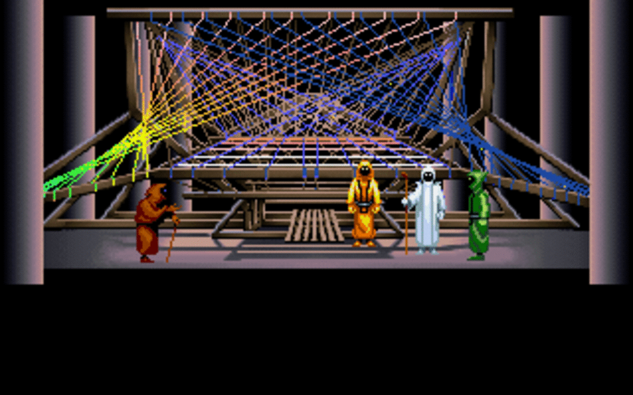 [13/04/2008] Platz 18 mit 21 Stimmen: 1990 - Mit den Neunzigern beginnt die Vorherrschaft von Lucas Arts (damals noch Lucas Film Games). Loom geht einen außergewöhnlichen Weg mit seinem Klang-Interface.