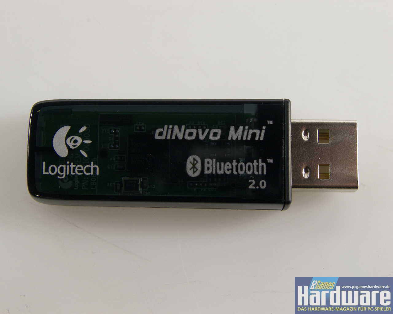 [03/04/2008] Logitech Dinovo Mini: Die Bluetoothverbindung hat eine Reichweite von bis zu zehn Metern.