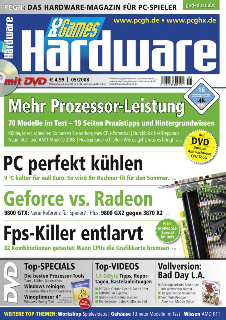 [08/04/2008] PCGH 05/2008: Ab heute im Handel