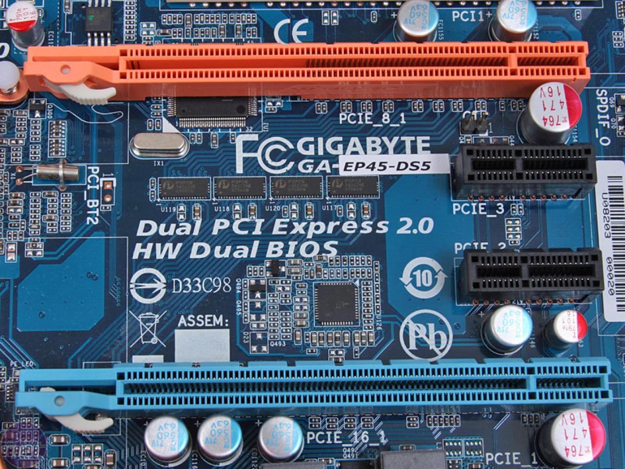[14/04/2008] Gigabyte GA-P45-DS5 (Bild: Bit-tech.net)