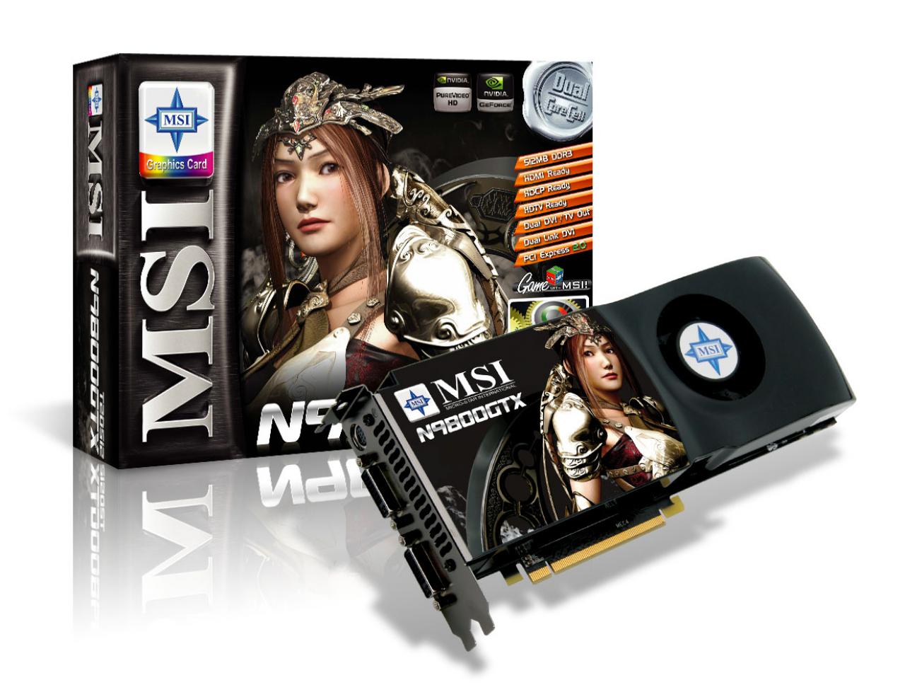 [02/04/2008] MSI N9800GTX (Bild: MSI)