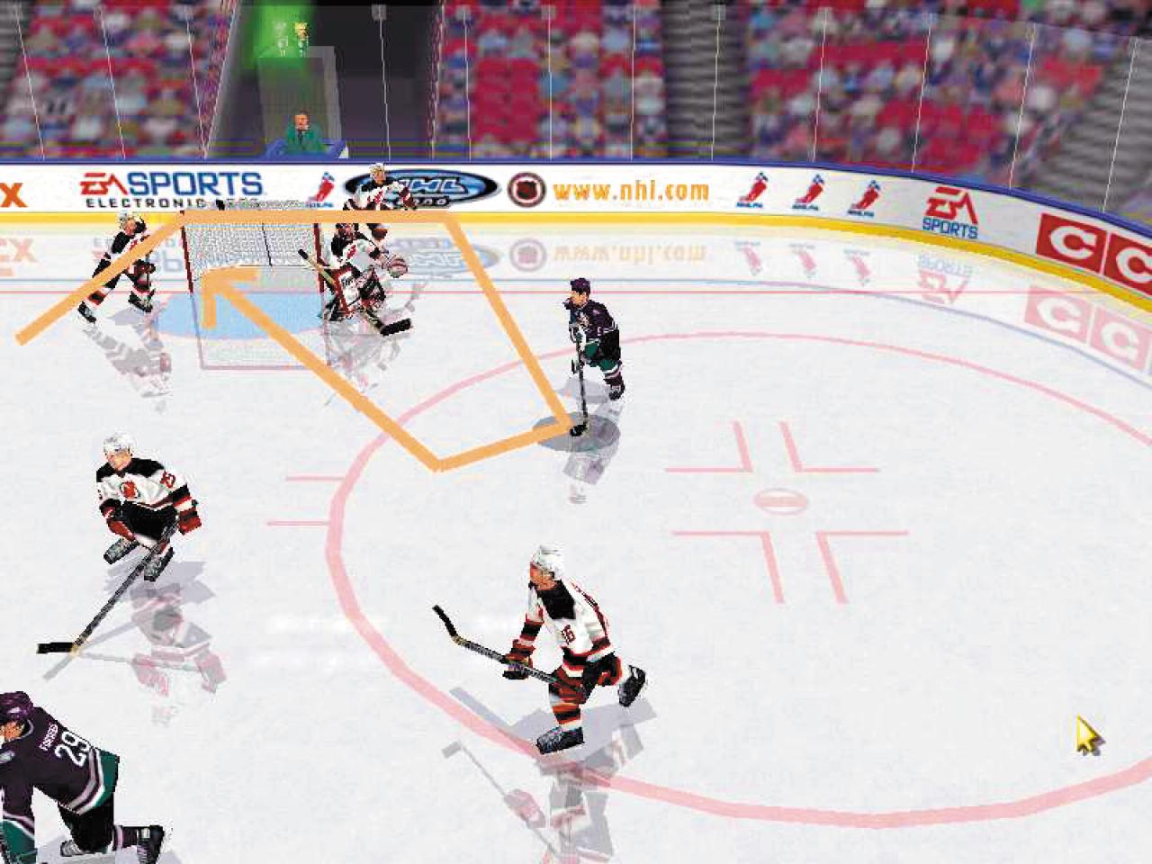 [22/04/2008] 2001: NHL 2000 (mit ganz harten Schattenkanten auf dem Eis)