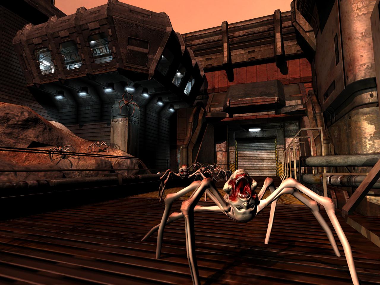 [28/04/2008] 2004: Doom 3 (wenn Sie den Himmel mal zu sehen bekommen, dann ist er wie der Mars - öde und rot)