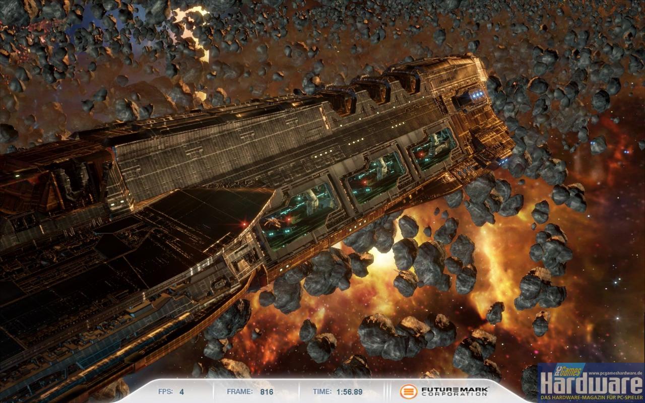 [28/04/2008] 3DMark Vantage: Die besten Bilder aus Graphics Test 2 (Calico) mit maximaler Bildqualität (Extreme-Setting: 1.920x1.200, 4x Multi-Sampling, anisotropes Filtern, Texturen, Schatten, Parallax Occlusion Mapping und volumetrisches Rendern auf 