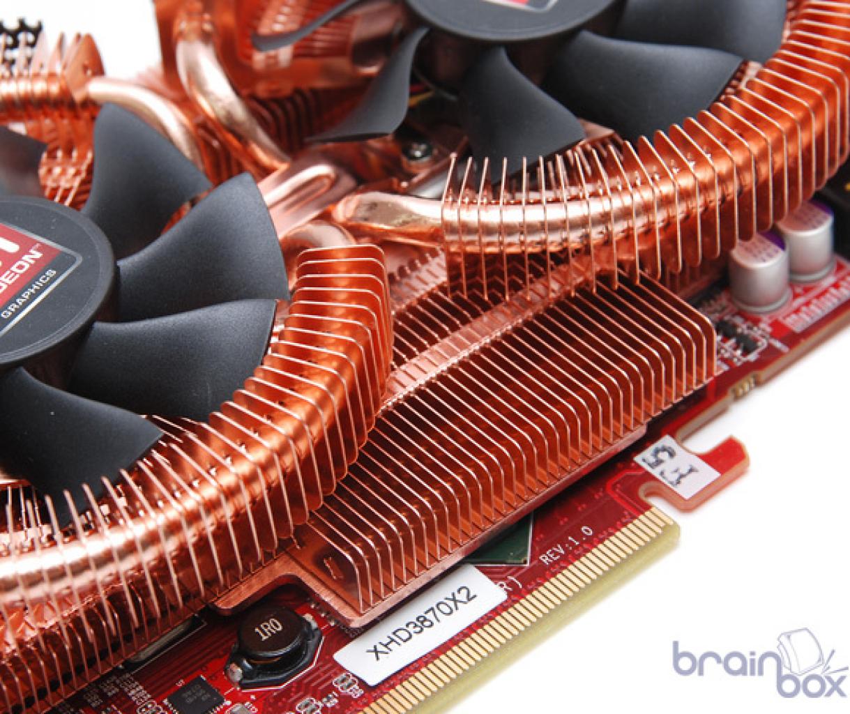 [17/04/2008] Gecube Radeon HD3870 X2 X-Turbo Dual (Bild: brainbox.co.kr)