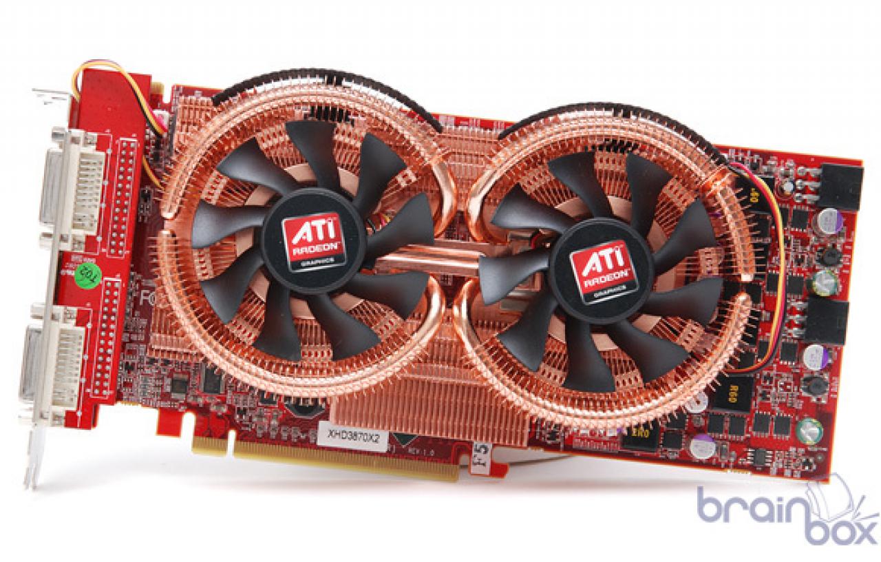 [17/04/2008] Gecube Radeon HD3870 X2 X-Turbo Dual (Bild: brainbox.co.kr)