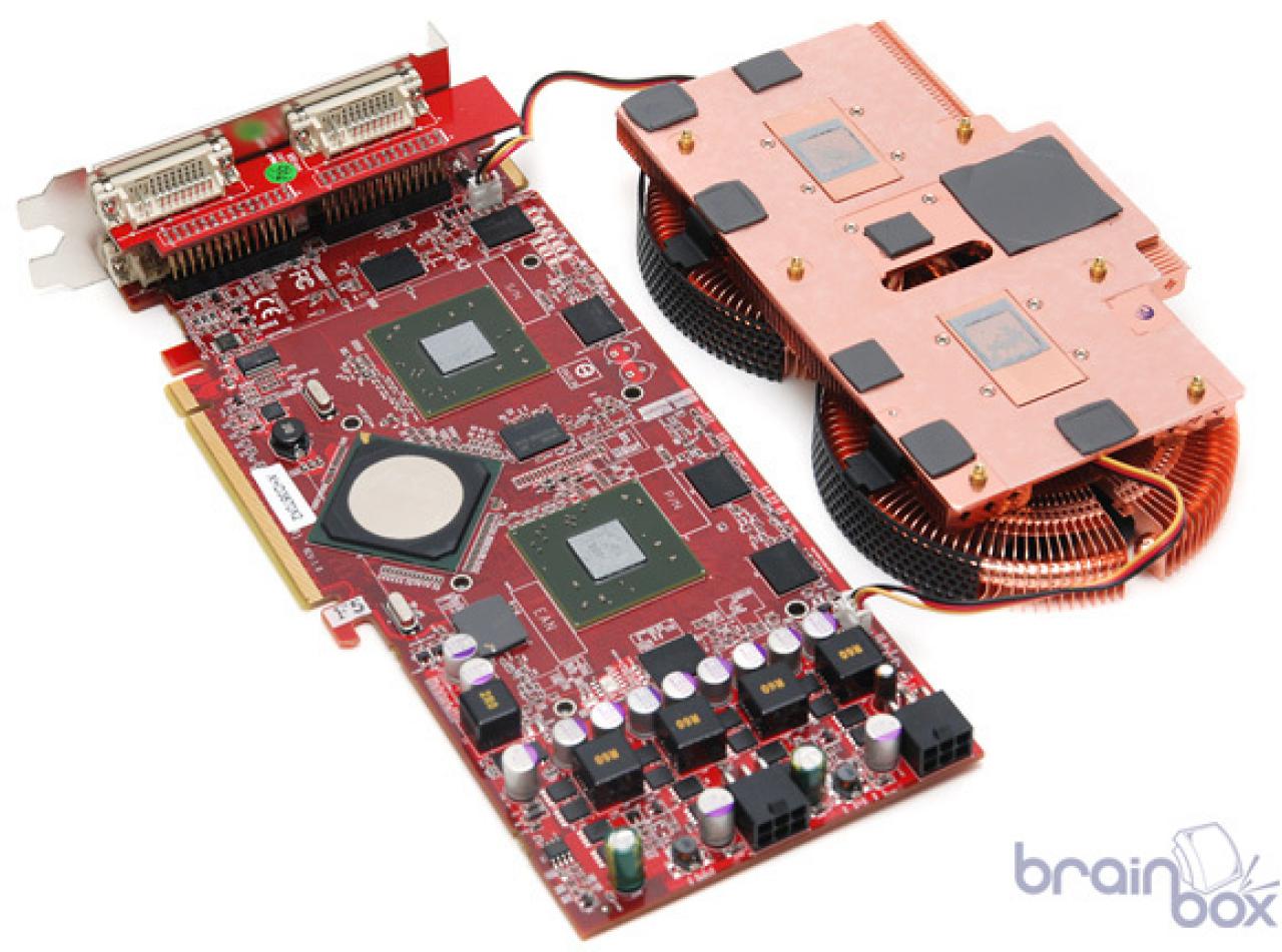 [17/04/2008] Gecube Radeon HD3870 X2 X-Turbo Dual (Bild: brainbox.co.kr)