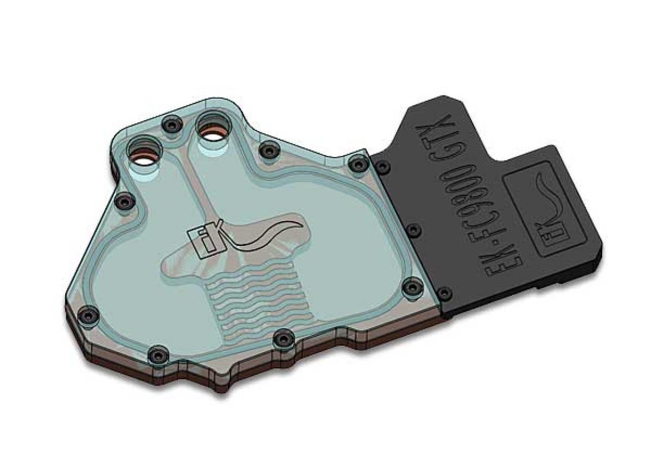 [12/04/2008] EK-FC9800 GTX SLI Acrylglas-Version (Bild: EK-Waterblocks)