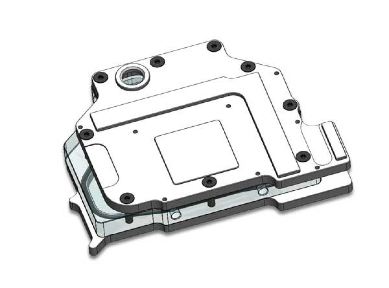 [12/04/2008] EK-FC9800 GX2 SLI in der Nickel-Version (Bild: EK-Waterblocks)