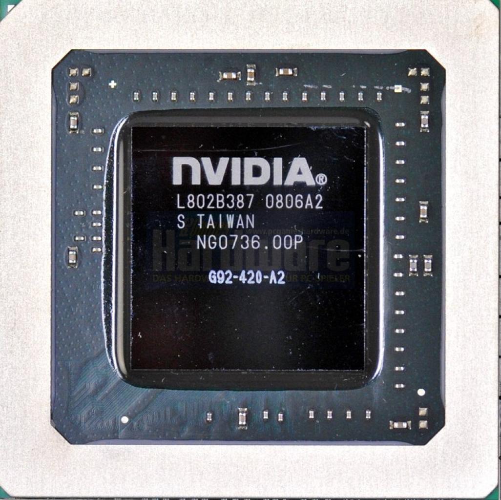 [01/04/2008] Geforce 9800 GTX: Angetrieben von einem G92-420-A2 (Bild: PCGH)