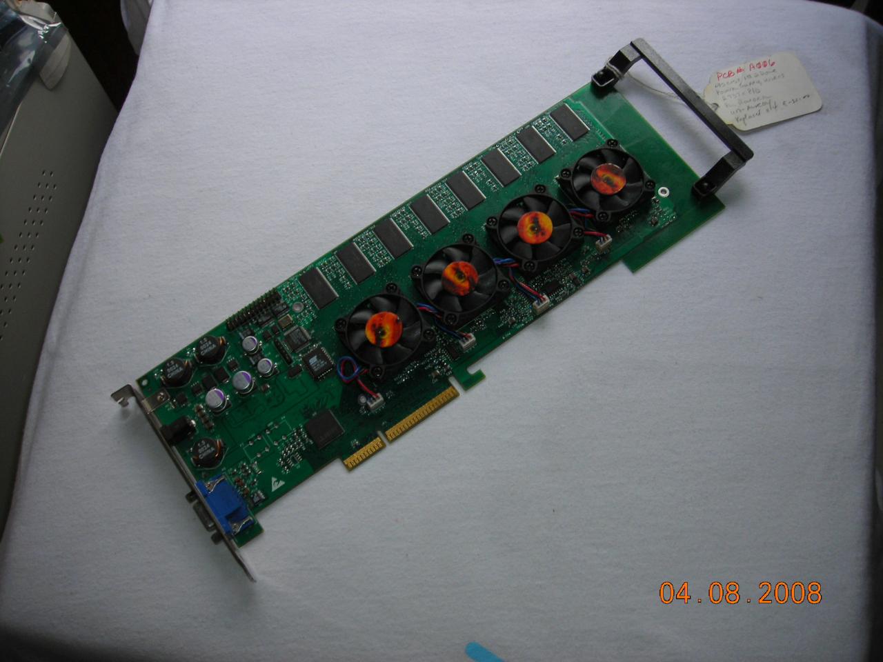 [11/04/2008] 3dfx Voodoo5 6000 Rev. A3-3400: die Kraft von viermal 183 MHz (Bild: Gary Donovan, thedodgegarage.com/3dfx)