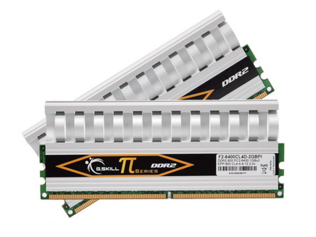 [10/04/2008] G.Skill: Dank Pi-Heatspreader sollen entsprechende Module um bis zu 30 Prozent kühler bleiben als konventionell gekühlte Speicherriegel (Bild: G.Skill)