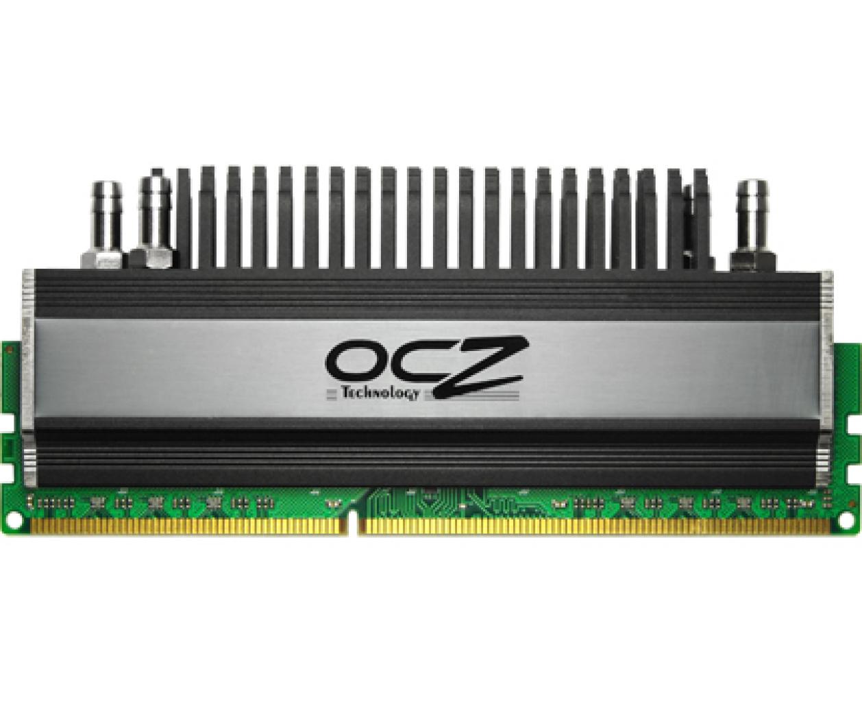 [18/04/2008] OCZ PC3-16000 Flex II Edition: High-End DDR3 Speicher mit Flüssigkeitskühlung (Bild: OCZ)