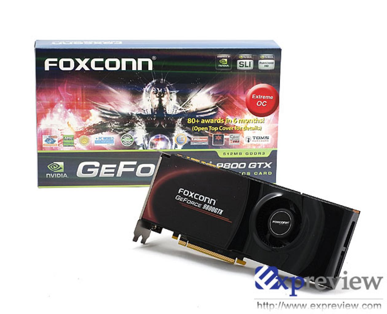[02/04/2008] Foxconn 9800GTX-512N (Bild: Expreview.com)