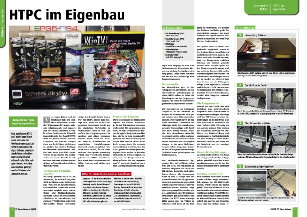 [04/04/2008] Multimedia-PC im Eigenbau (Bild: PCGH)