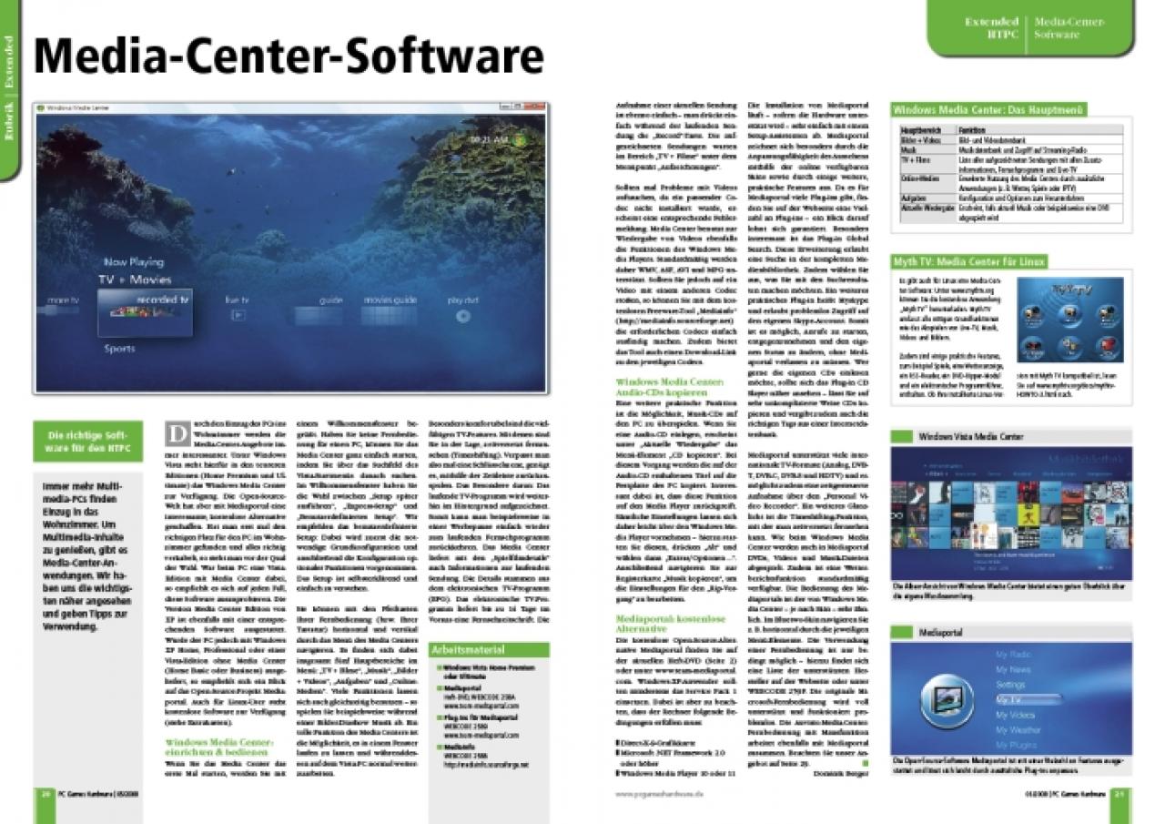 [04/04/2008] Die richtige Software (Bild: PCGH)
