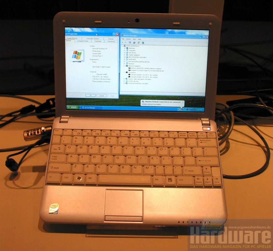 [02/04/2008] Ein Netbook mit Atom-Prozessor
