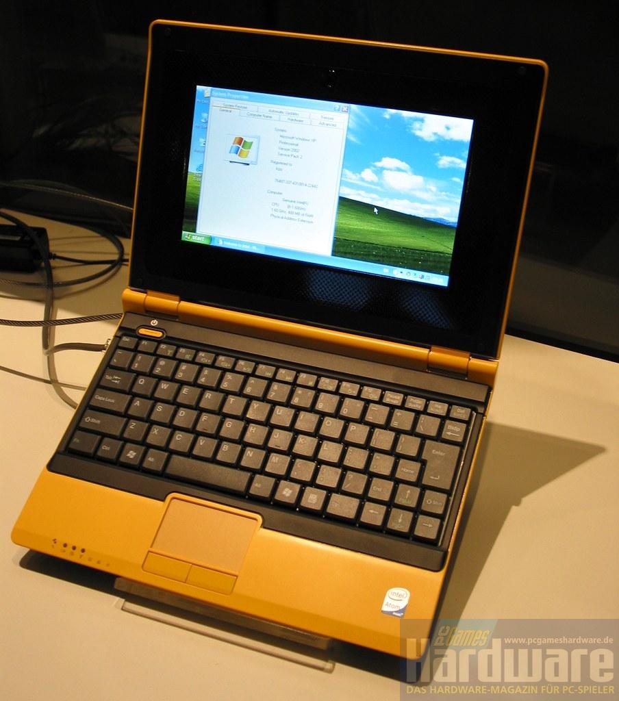 [02/04/2008] Ein Netbook mit Atom-Prozessor