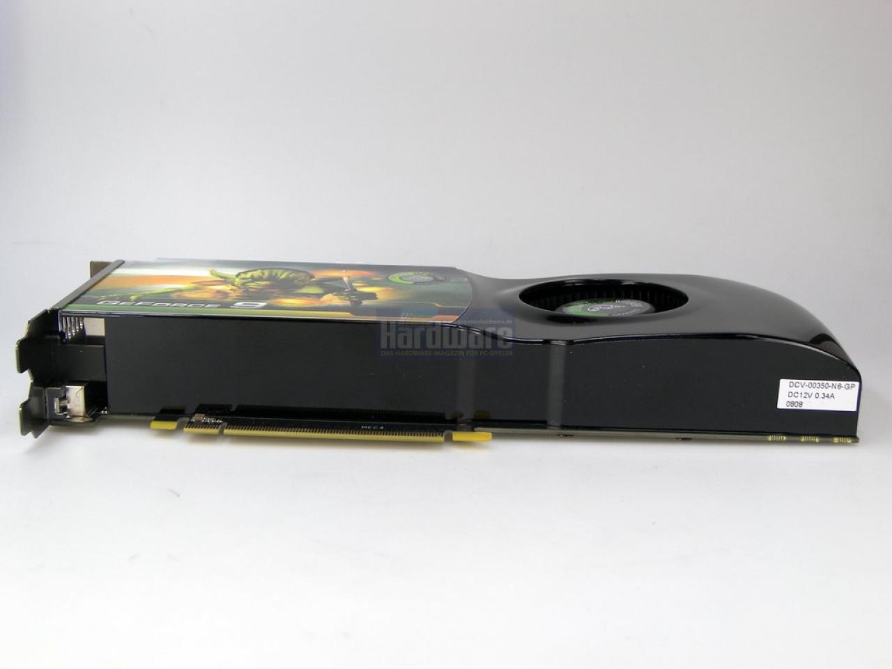 [01/04/2008] Geforce 9800 GTX: 'Schräger' Lüfter zur besseren Wärmeabfuhr (Bild: PCGH)