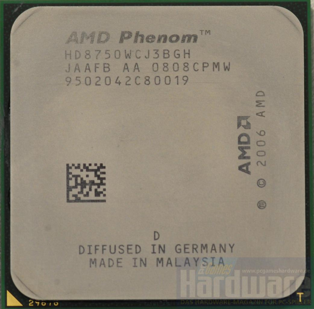 [22/04/2008] AMD Phenom X3 8750 (Bild: PCGH)