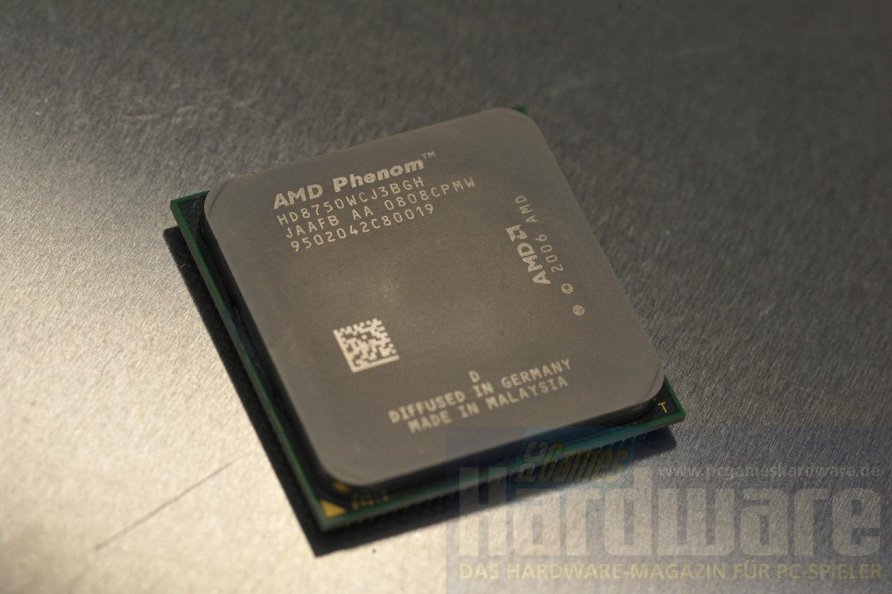 [22/04/2008] AMD Phenom X3 8750 (Bild: PCGH)