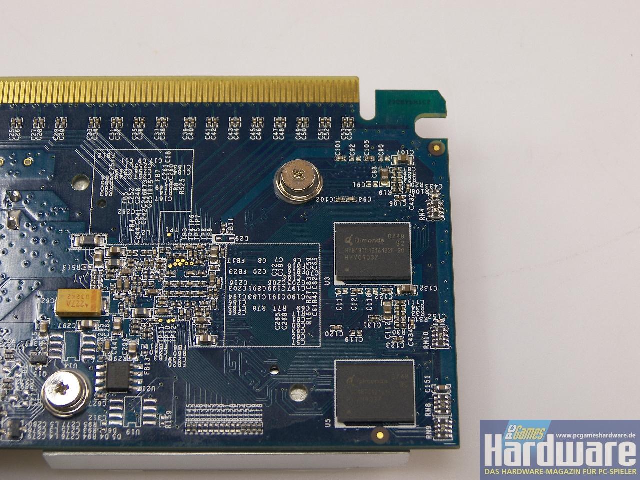 [07/04/2008] Chrome 430 GT: der 2-ns-Speicher (Bild: PCGH)