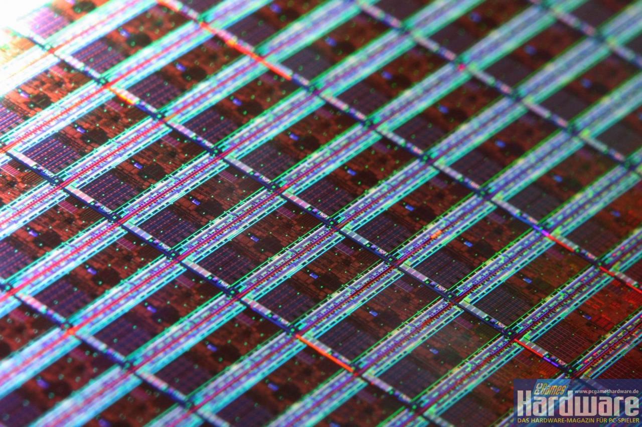 [01/04/2008] Intel Silverthorne Wafer (Bild: Intel)