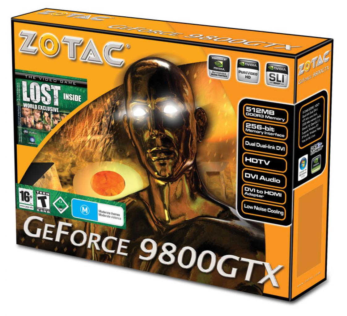 [02/04/2008] ZOTAC GeForce 9800 GTX (Bild: Zotac)