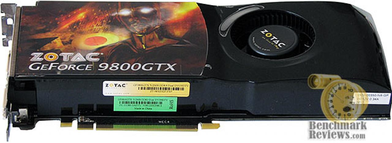 [01/04/2008] Zotac Geforce 9800 GTX (Bild: Benchmarkreviews)