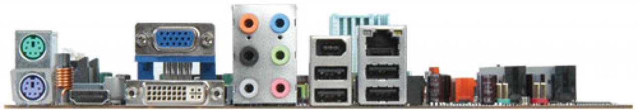 [10/04/2008] Abit A-N78HD: Das Back-Panel (Bild: Abit)