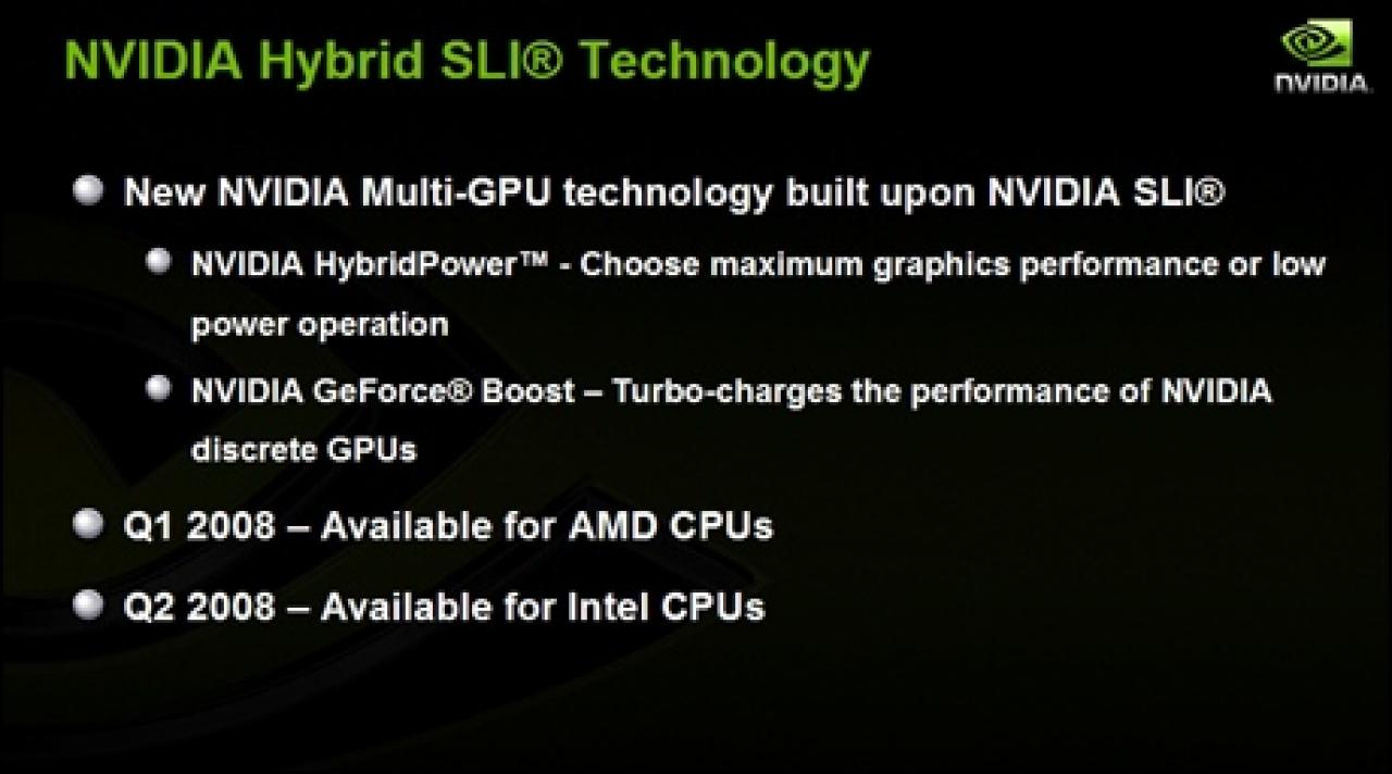 [19/04/2008] Nvidia Hybrid-SLI