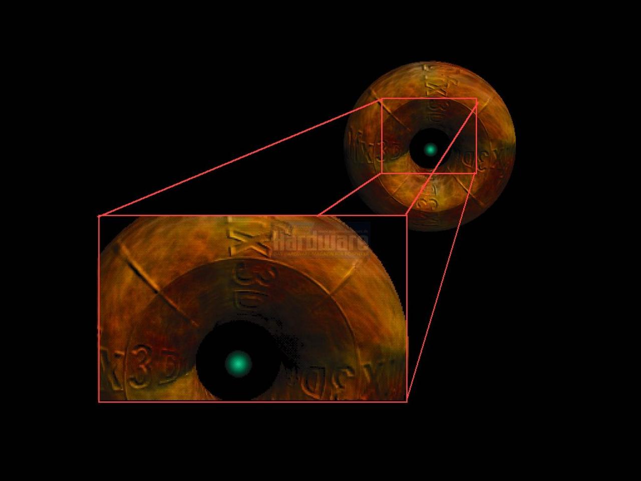 [23/04/2008] 3dfx - Als Nvidia den geplanten Riva-TNT-Chip mit „Bump Mapping“ bewirbt, zieht 3dfx nach und demonstriert das Multitexturing-Feature auf dem bereits 6 Monate alten Voodoo2-Chip.