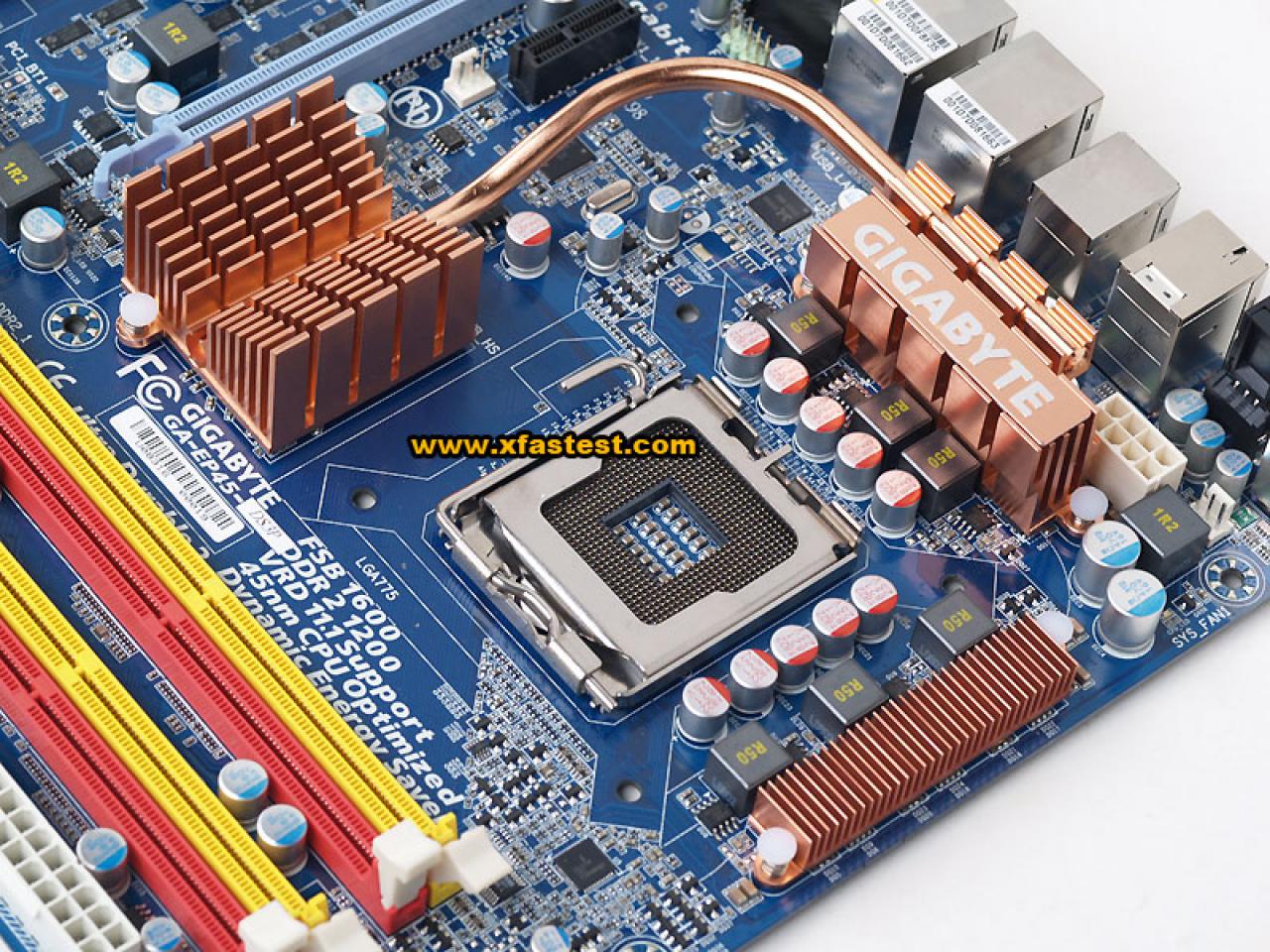 [14/04/2008] Gigabyte EP45-DS3P: Nachfolger des erfolgreichen P35-DS3P (Bild: xfastest)