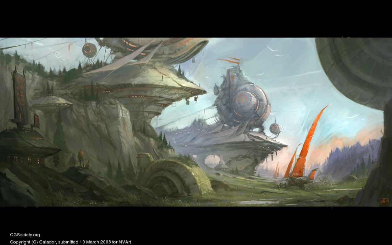 [25/04/2008] The Pinevalley Keeps von Georgi Simeonov (Bild: cgsociety.org)