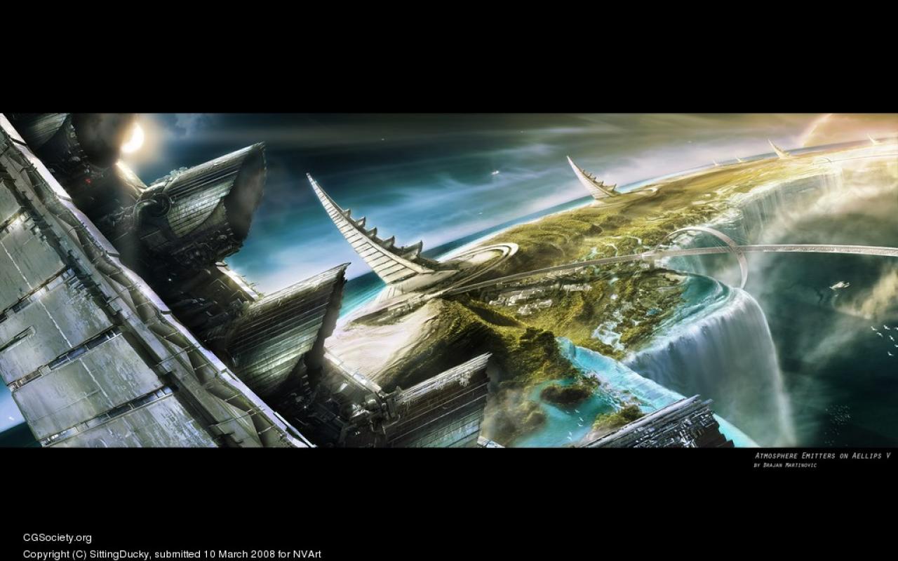 [25/04/2008] Atmosphere Emitters von Brajan Martinovic (Bild: cgsociety.org)
